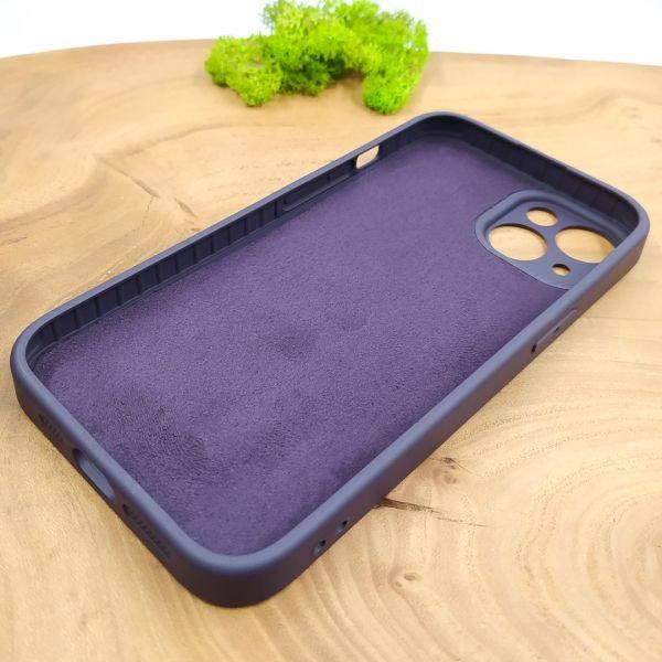 Матовий скляний чохол для iPhone 14 Deep Purple