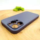 Матовий скляний чохол для iPhone 14 Pro Deep Purple