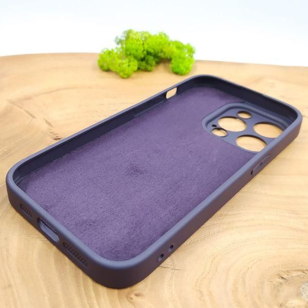 Матовий скляний чохол для iPhone 14 Pro Max Deep Purple
