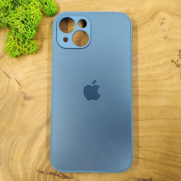 Матовий скляний чохол для iPhone 14 Plus Sierra Blue(зас.тов.)