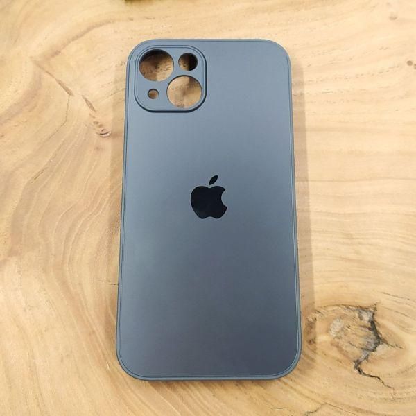 Матовий скляний чохол для iPhone 14 Plus Graphite