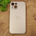 Матовий скляний чохол для iPhone 15 Gold(зас.тов.)