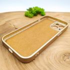 Матовий скляний чохол для iPhone 15 Gold(зас.тов.)