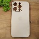 Матовий скляний чохол для iPhone 14 Pro Max Gold