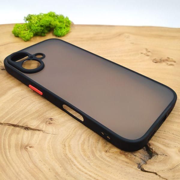Чохол HOCO Smoke Case для iPhone 16 Black(зас.тов.)