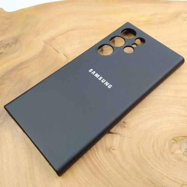 Чохол Silicone Case Samsung S24 Ultra Black
