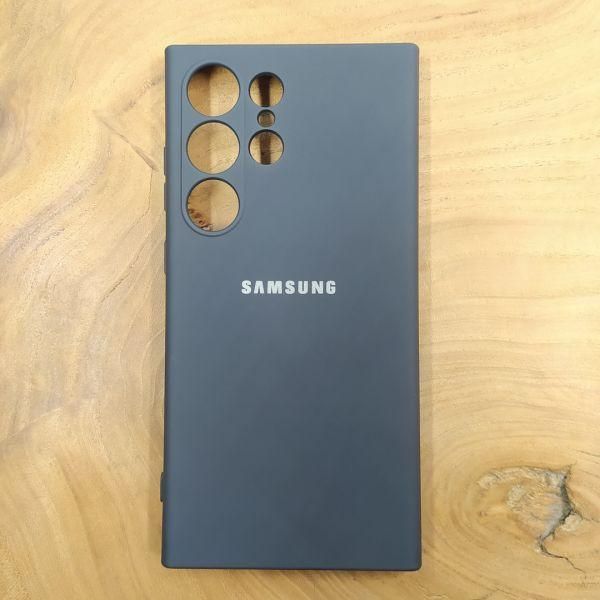 Чохол Silicone Case Samsung S24 Ultra Gray