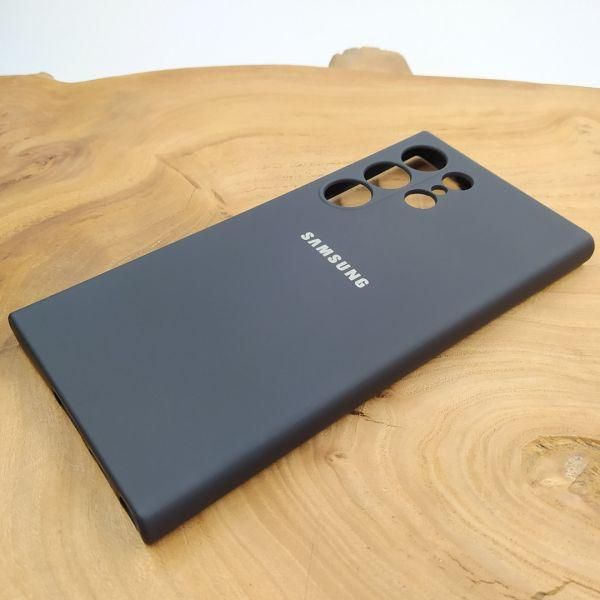 Чохол Silicone Case Samsung S24 Ultra Gray