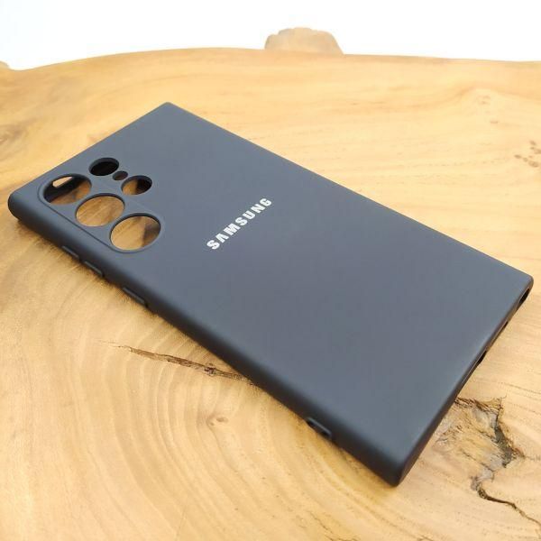Чохол Silicone Case Samsung S24 Ultra Gray