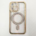 Чохол Hoco Diamond case with MagSafe iPhone 16 Gold