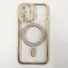 Чохол Hoco Diamond case with MagSafe iPhone 16 Gold