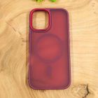 Чохол HOCO Smoke case Matte with MagSafe iPhone 16 Red