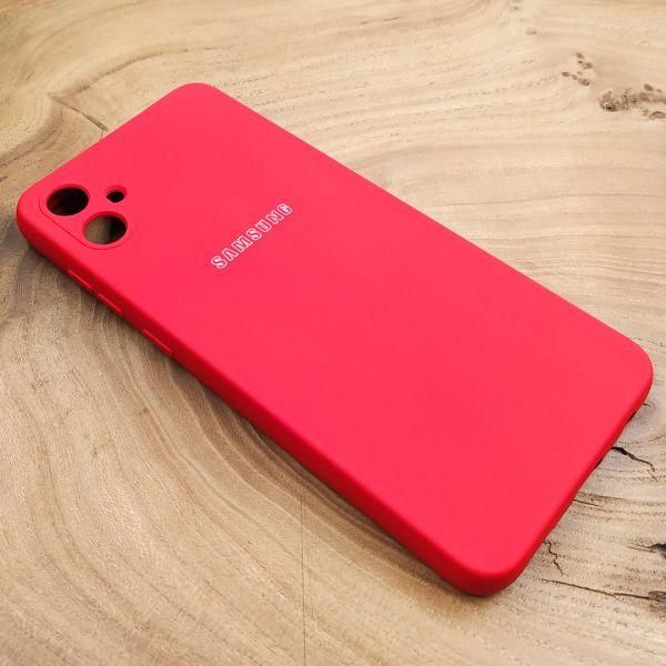 Чохол Silicone case для Samsung A05 4G Red