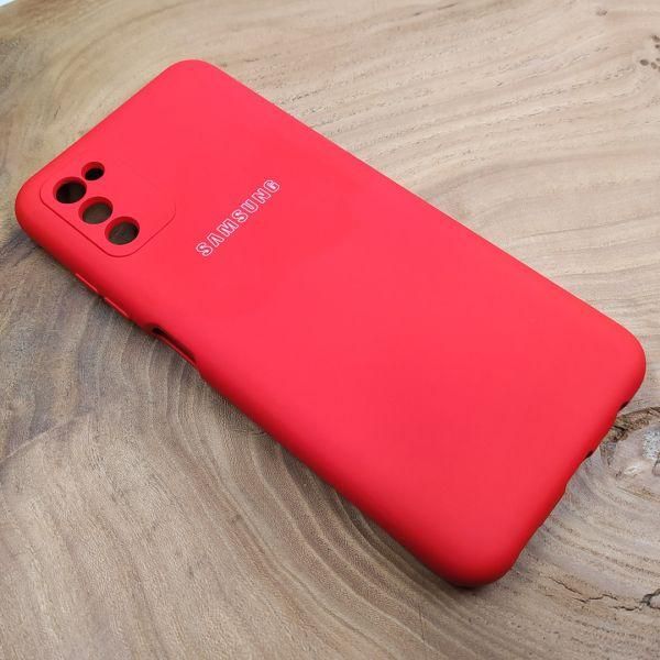 Чохол Silicone case для Samsung A03S 4G Red