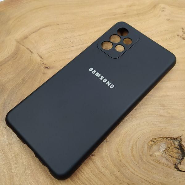 Чохол Silicone case для Samsung A72 4G Black
