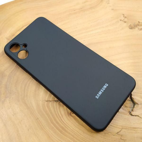 Чохол Silicone case для Samsung A05 4G Black