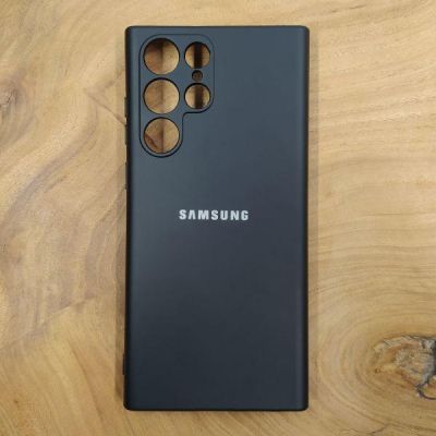 Чохол Silicone case для Samsung S22 Ultra 5G Black