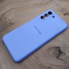 Чохол Silicone case для Samsung S21 FE Lilac