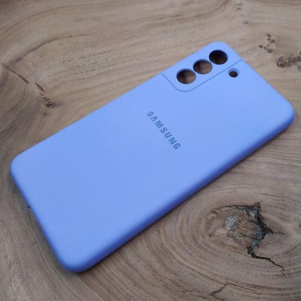 Чохол Silicone case для Samsung S21 FE Lilac
