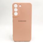 Чохол Silicone case для Samsung S22 Plus 5G Matte Pink(зас.тов.)