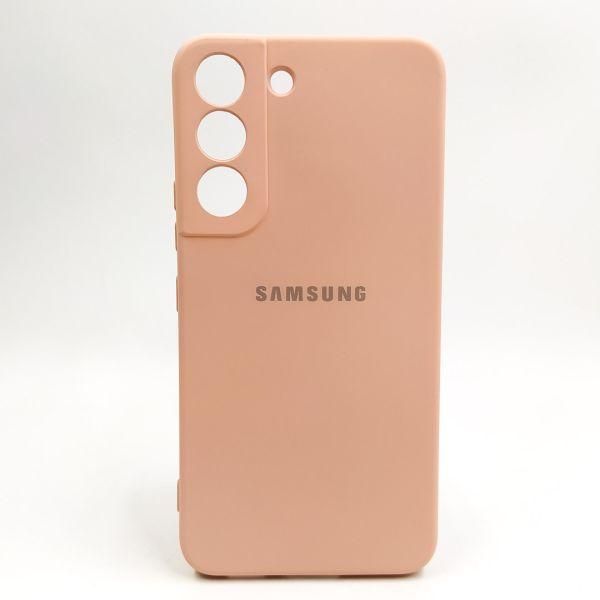 Чохол Silicone case для Samsung S22 Plus 5G Matte Pink(зас.тов.)
