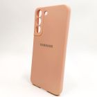 Чохол Silicone case для Samsung S22 Plus 5G Matte Pink(зас.тов.)