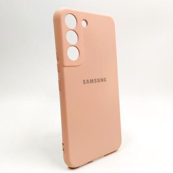Чохол Silicone case для Samsung S22 Plus 5G Matte Pink(зас.тов.)