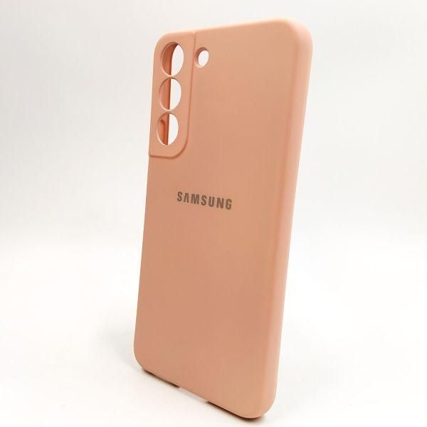 Чохол Silicone case для Samsung S21 FE Matte Pink