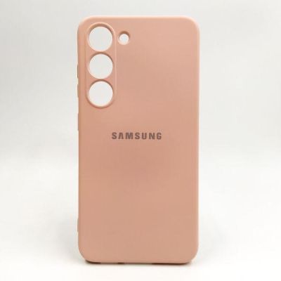 Чохол Silicone case для Samsung S23 Matte Pink
