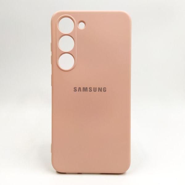 Чохол Silicone case для Samsung S23 Matte Pink