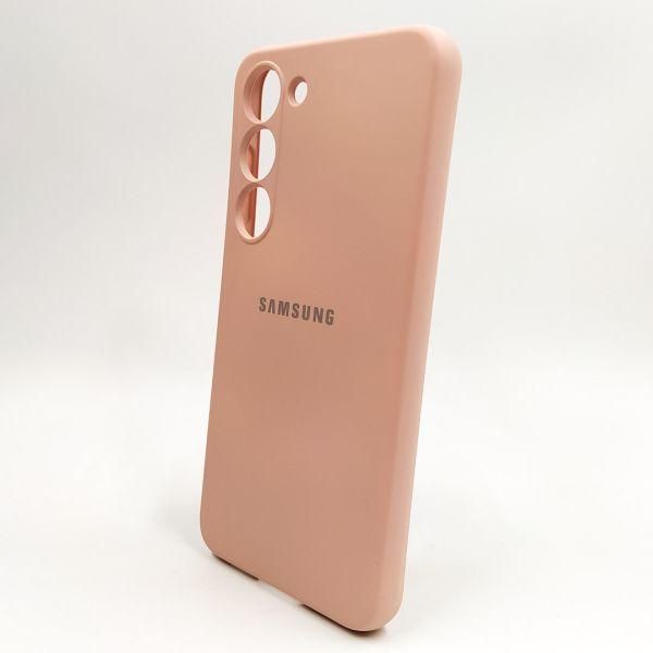 Чохол Silicone case для Samsung S23 Matte Pink