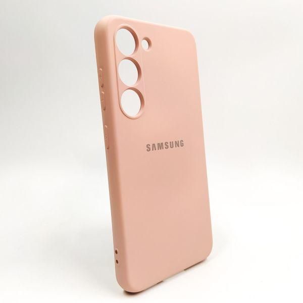Чохол Silicone case для Samsung S23 Matte Pink
