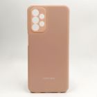 Чохол Silicone case для Samsung A23 Matte Pink