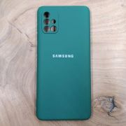 Чохол Silicone case для Samsung A51 4G Blue Green