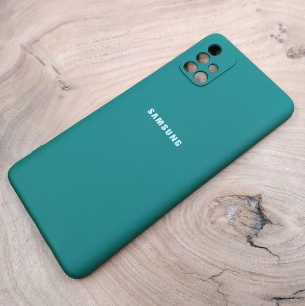 Чохол Silicone case для Samsung A51 4G Blue Green