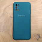 Чохол Silicone case для Samsung A31 4G Blue Green