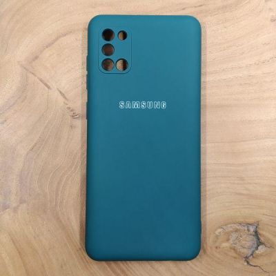 Чохол Silicone case для Samsung A31 4G Blue Green