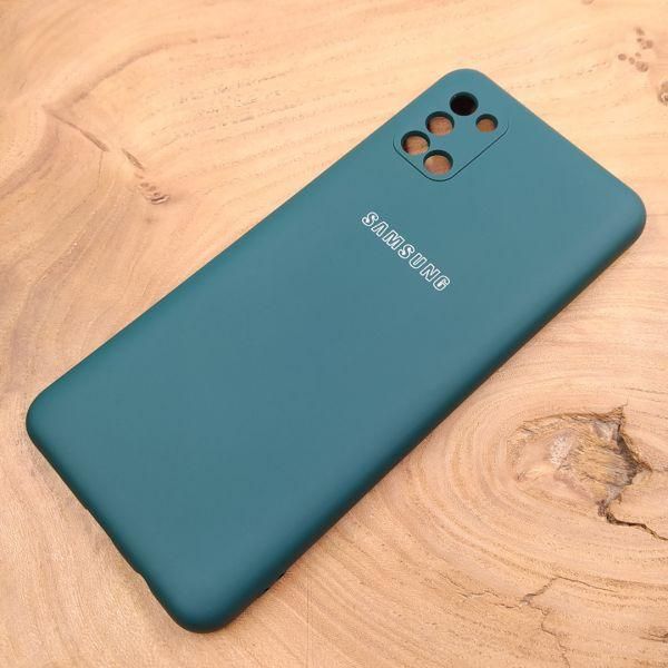 Чохол Silicone case для Samsung A31 4G Blue Green