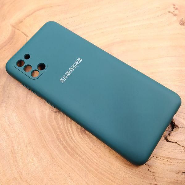 Чохол Silicone case для Samsung A31 4G Blue Green