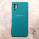 Чохол Silicone case для Samsung M33 Blue Green