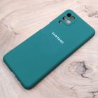 Чохол Silicone case для Samsung M33 Blue Green