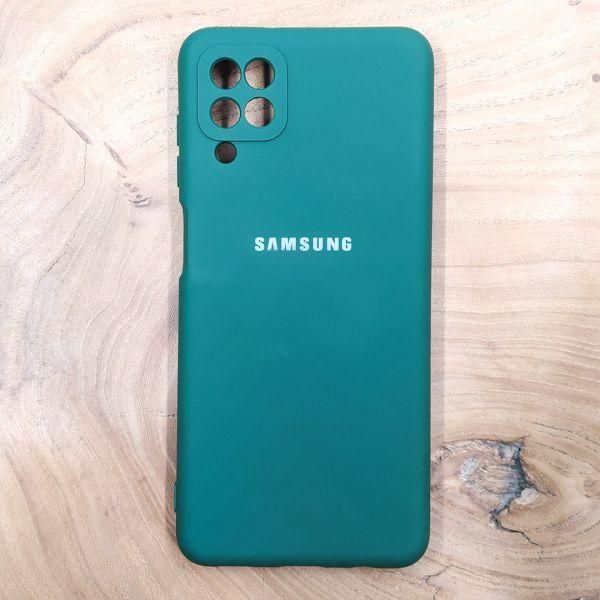 Чохол Silicone case для Samsung A22 4G Blue Green