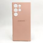 Чохол Silicone case для Samsung S23 Ultra Matte Pink