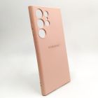 Чохол Silicone case для Samsung S23 Ultra Matte Pink