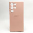 Чохол Silicone case для Samsung S22 Ultra 5G Matte Pink
