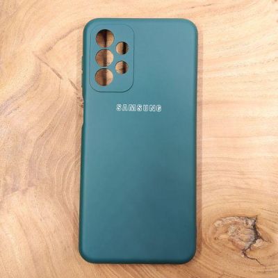 Чохол Silicone case для Samsung A23 Blue Green