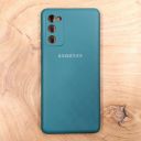 Чохол Silicone case для Samsung S20 FE 4G Blue Green