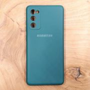 Чохол Silicone case для Samsung S20 FE 4G Blue Green