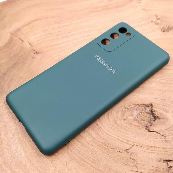 Чохол Silicone case для Samsung S20 FE 4G Blue Green