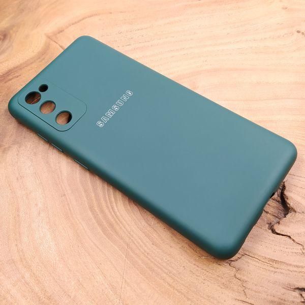 Чохол Silicone case для Samsung S20 FE 4G Blue Green